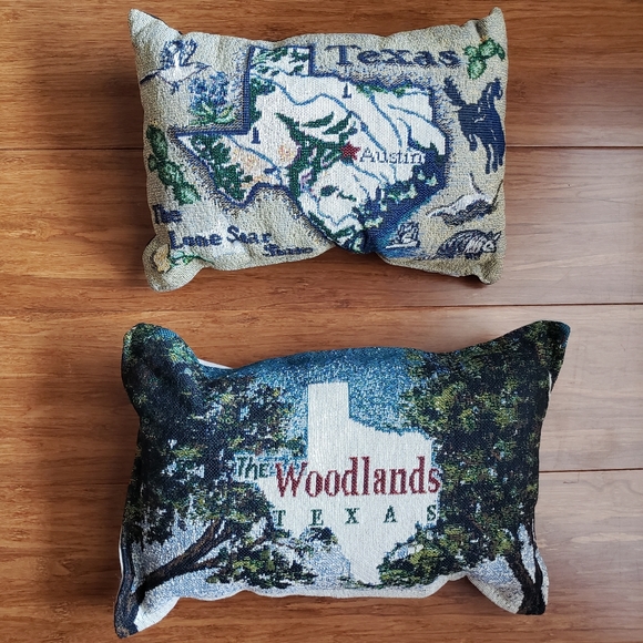 2 Texas Throw Pillows NEW - Picture 1 of 3